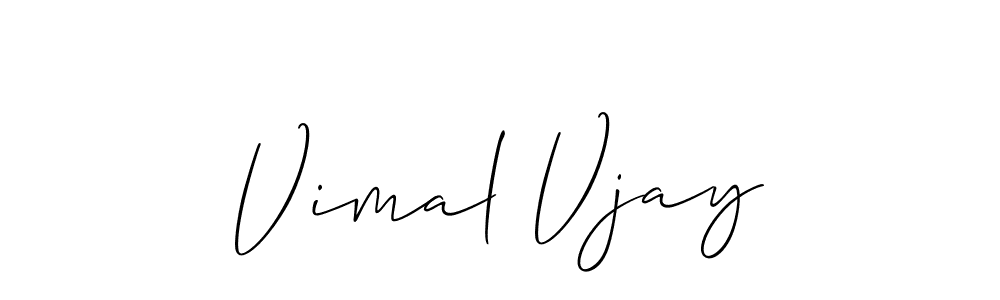 Make a short Vimal Vjay signature style. Manage your documents anywhere anytime using Allison_Script. Create and add eSignatures, submit forms, share and send files easily. Vimal Vjay signature style 2 images and pictures png
