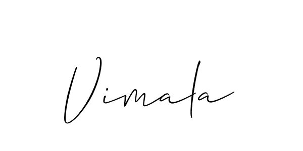 Best and Professional Signature Style for Vimala. Allison_Script Best Signature Style Collection. Vimala signature style 2 images and pictures png