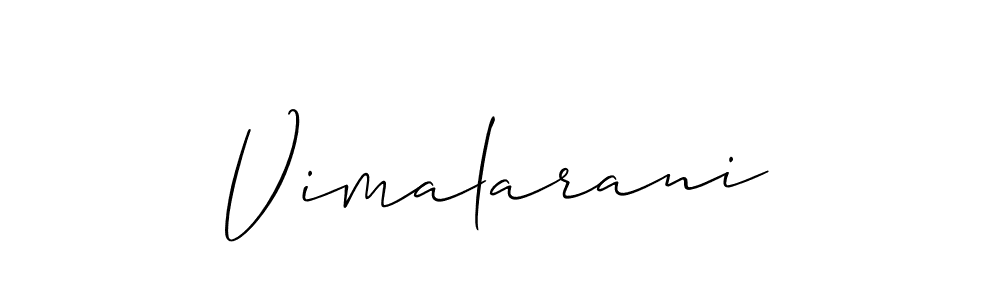 It looks lik you need a new signature style for name Vimalarani. Design unique handwritten (Allison_Script) signature with our free signature maker in just a few clicks. Vimalarani signature style 2 images and pictures png