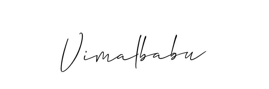 Make a beautiful signature design for name Vimalbabu. Use this online signature maker to create a handwritten signature for free. Vimalbabu signature style 2 images and pictures png