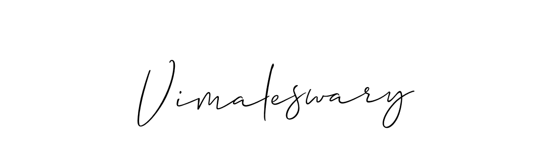 Also we have Vimaleswary name is the best signature style. Create professional handwritten signature collection using Allison_Script autograph style. Vimaleswary signature style 2 images and pictures png