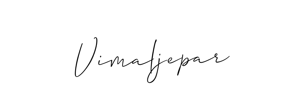 Similarly Allison_Script is the best handwritten signature design. Signature creator online .You can use it as an online autograph creator for name Vimaljepar. Vimaljepar signature style 2 images and pictures png
