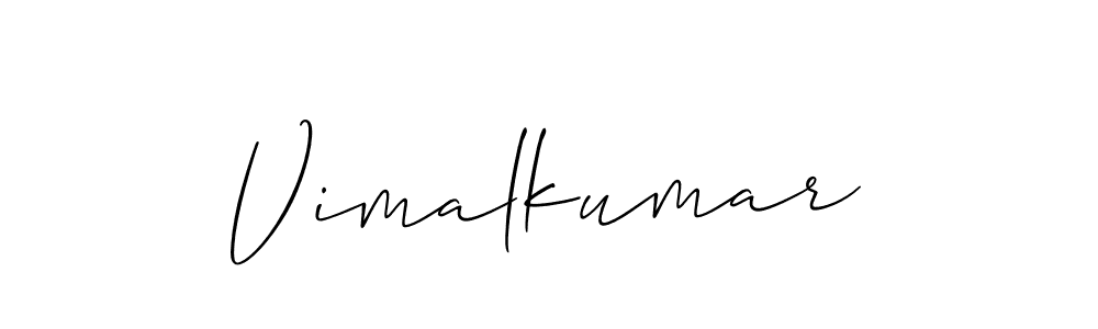 How to Draw Vimalkumar signature style? Allison_Script is a latest design signature styles for name Vimalkumar. Vimalkumar signature style 2 images and pictures png