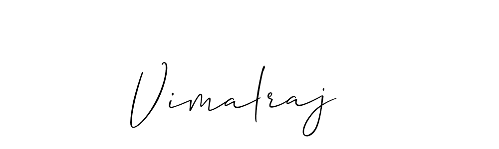 Create a beautiful signature design for name Vimalraj  . With this signature (Allison_Script) fonts, you can make a handwritten signature for free. Vimalraj   signature style 2 images and pictures png