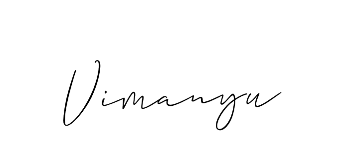 It looks lik you need a new signature style for name Vimanyu. Design unique handwritten (Allison_Script) signature with our free signature maker in just a few clicks. Vimanyu signature style 2 images and pictures png