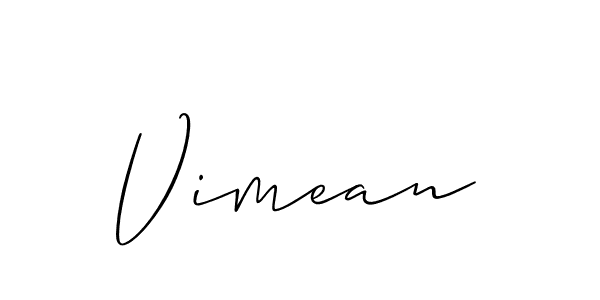 You can use this online signature creator to create a handwritten signature for the name Vimean. This is the best online autograph maker. Vimean signature style 2 images and pictures png