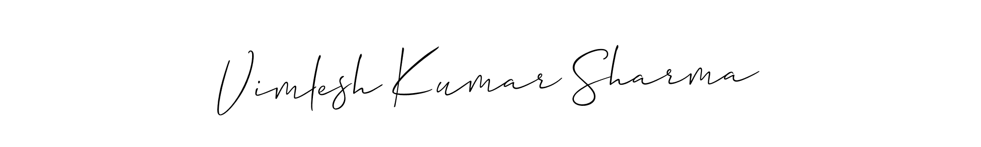 You can use this online signature creator to create a handwritten signature for the name Vimlesh Kumar Sharma. This is the best online autograph maker. Vimlesh Kumar Sharma signature style 2 images and pictures png