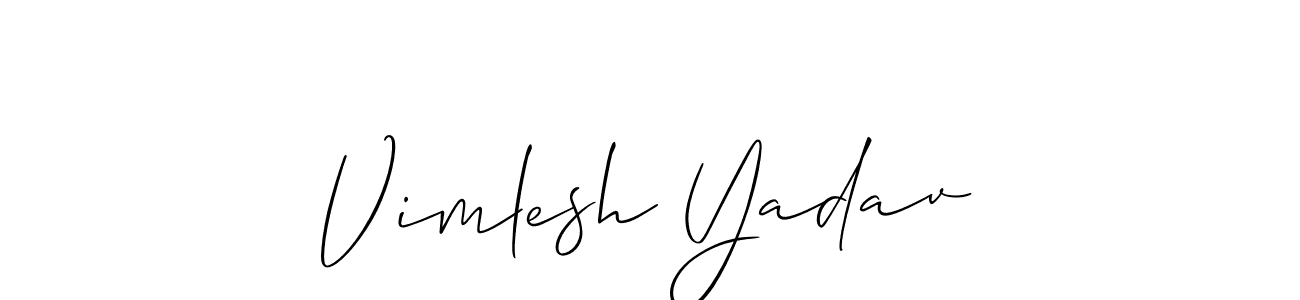 Make a beautiful signature design for name Vimlesh Yadav. Use this online signature maker to create a handwritten signature for free. Vimlesh Yadav signature style 2 images and pictures png