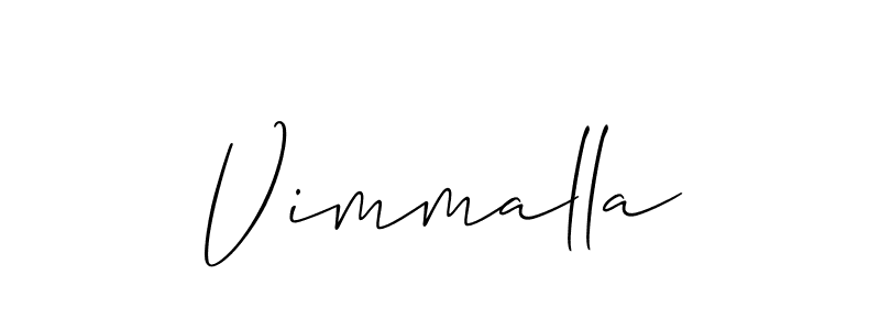 Make a short Vimmalla signature style. Manage your documents anywhere anytime using Allison_Script. Create and add eSignatures, submit forms, share and send files easily. Vimmalla signature style 2 images and pictures png