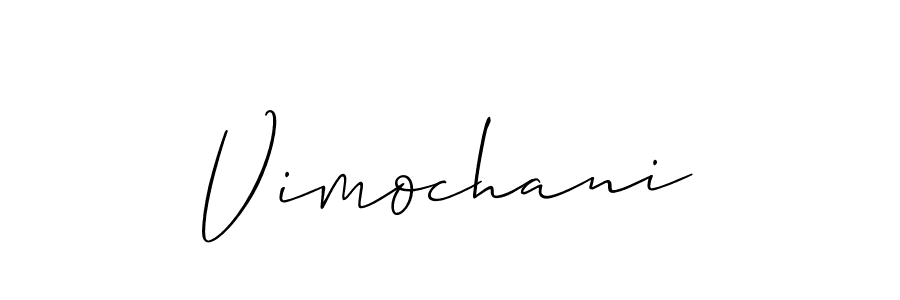 Once you've used our free online signature maker to create your best signature Allison_Script style, it's time to enjoy all of the benefits that Vimochani name signing documents. Vimochani signature style 2 images and pictures png