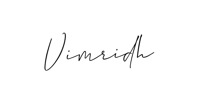 Similarly Allison_Script is the best handwritten signature design. Signature creator online .You can use it as an online autograph creator for name Vimridh. Vimridh signature style 2 images and pictures png
