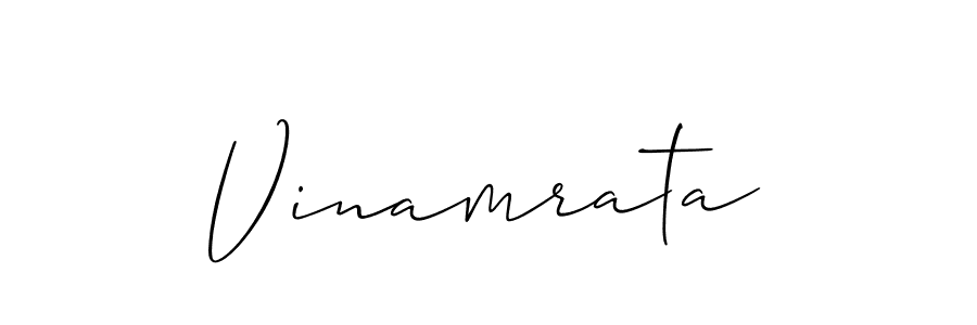 Similarly Allison_Script is the best handwritten signature design. Signature creator online .You can use it as an online autograph creator for name Vinamrata. Vinamrata signature style 2 images and pictures png