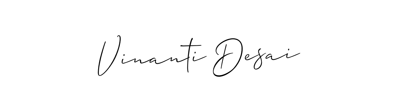 Check out images of Autograph of Vinanti Desai name. Actor Vinanti Desai Signature Style. Allison_Script is a professional sign style online. Vinanti Desai signature style 2 images and pictures png