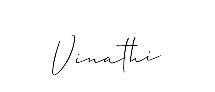 How to Draw Vinathi signature style? Allison_Script is a latest design signature styles for name Vinathi. Vinathi signature style 2 images and pictures png