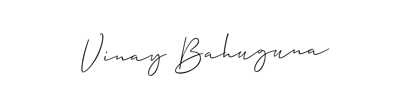 if you are searching for the best signature style for your name Vinay Bahuguna. so please give up your signature search. here we have designed multiple signature styles  using Allison_Script. Vinay Bahuguna signature style 2 images and pictures png