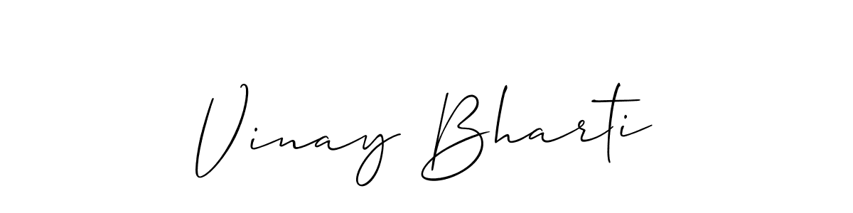 How to Draw Vinay Bharti signature style? Allison_Script is a latest design signature styles for name Vinay Bharti. Vinay Bharti signature style 2 images and pictures png
