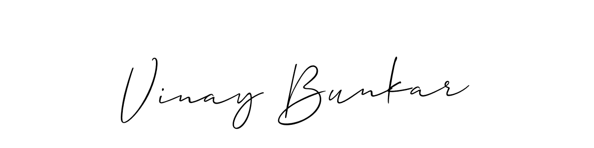 This is the best signature style for the Vinay Bunkar name. Also you like these signature font (Allison_Script). Mix name signature. Vinay Bunkar signature style 2 images and pictures png