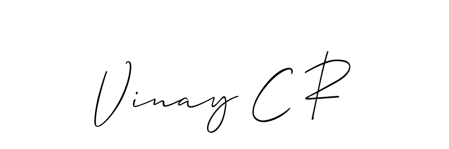 Here are the top 10 professional signature styles for the name Vinay C R. These are the best autograph styles you can use for your name. Vinay C R signature style 2 images and pictures png