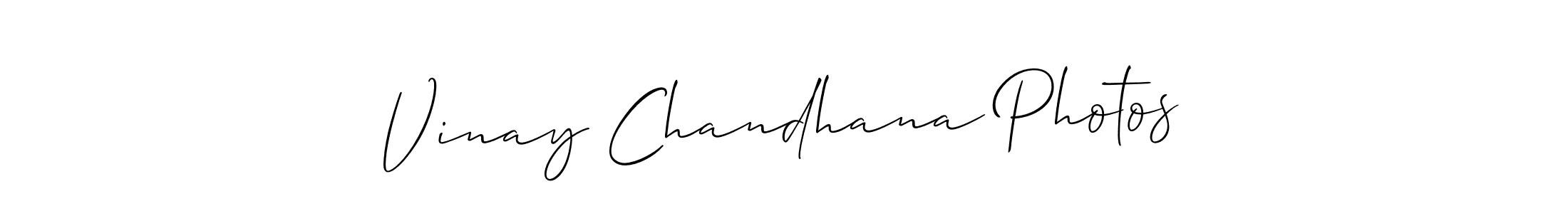 It looks lik you need a new signature style for name Vinay Chandhana Photos. Design unique handwritten (Allison_Script) signature with our free signature maker in just a few clicks. Vinay Chandhana Photos signature style 2 images and pictures png