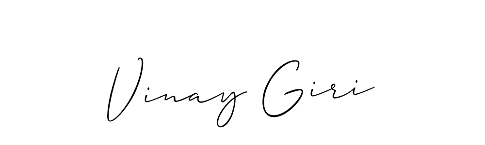 This is the best signature style for the Vinay Giri name. Also you like these signature font (Allison_Script). Mix name signature. Vinay Giri signature style 2 images and pictures png