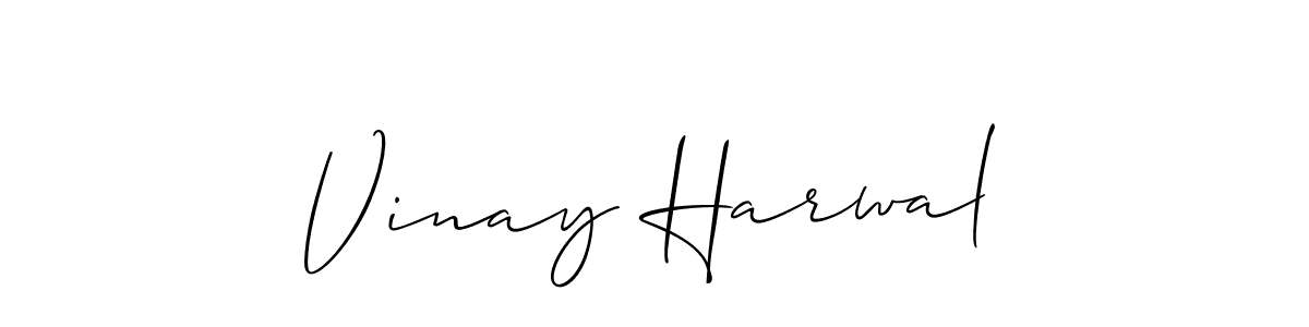 Best and Professional Signature Style for Vinay Harwal. Allison_Script Best Signature Style Collection. Vinay Harwal signature style 2 images and pictures png