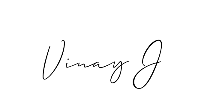 You can use this online signature creator to create a handwritten signature for the name Vinay J. This is the best online autograph maker. Vinay J signature style 2 images and pictures png