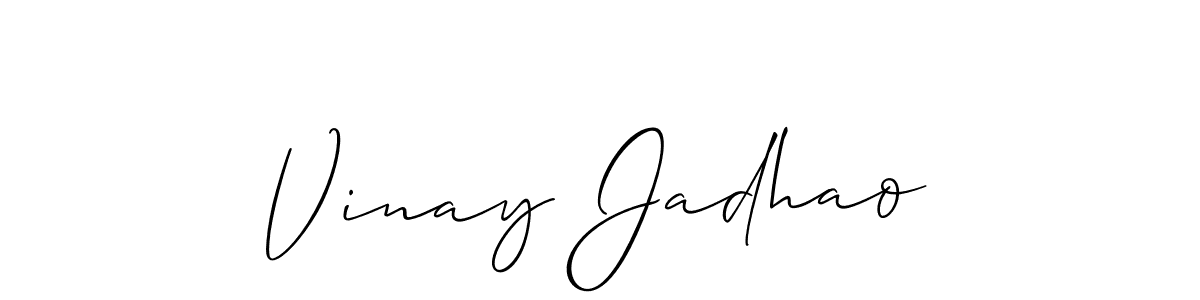 Once you've used our free online signature maker to create your best signature Allison_Script style, it's time to enjoy all of the benefits that Vinay Jadhao name signing documents. Vinay Jadhao signature style 2 images and pictures png