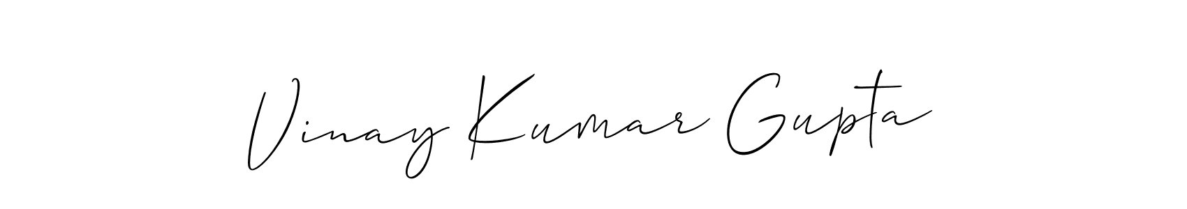 Make a beautiful signature design for name Vinay Kumar Gupta. Use this online signature maker to create a handwritten signature for free. Vinay Kumar Gupta signature style 2 images and pictures png