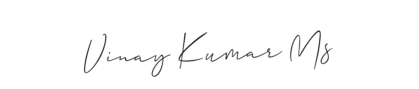 Also You can easily find your signature by using the search form. We will create Vinay Kumar Ms name handwritten signature images for you free of cost using Allison_Script sign style. Vinay Kumar Ms signature style 2 images and pictures png