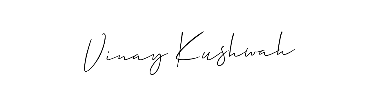 Also You can easily find your signature by using the search form. We will create Vinay Kushwah name handwritten signature images for you free of cost using Allison_Script sign style. Vinay Kushwah signature style 2 images and pictures png