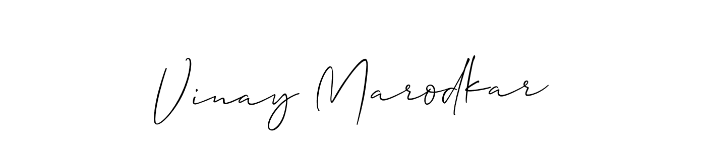 How to Draw Vinay Marodkar signature style? Allison_Script is a latest design signature styles for name Vinay Marodkar. Vinay Marodkar signature style 2 images and pictures png