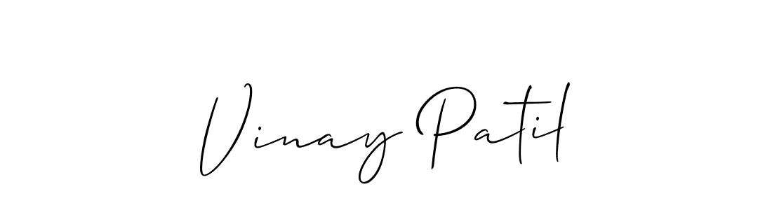 Also You can easily find your signature by using the search form. We will create Vinay Patil name handwritten signature images for you free of cost using Allison_Script sign style. Vinay Patil signature style 2 images and pictures png