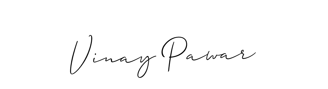 Best and Professional Signature Style for Vinay Pawar. Allison_Script Best Signature Style Collection. Vinay Pawar signature style 2 images and pictures png