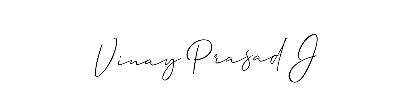 Best and Professional Signature Style for Vinay Prasad J. Allison_Script Best Signature Style Collection. Vinay Prasad J signature style 2 images and pictures png