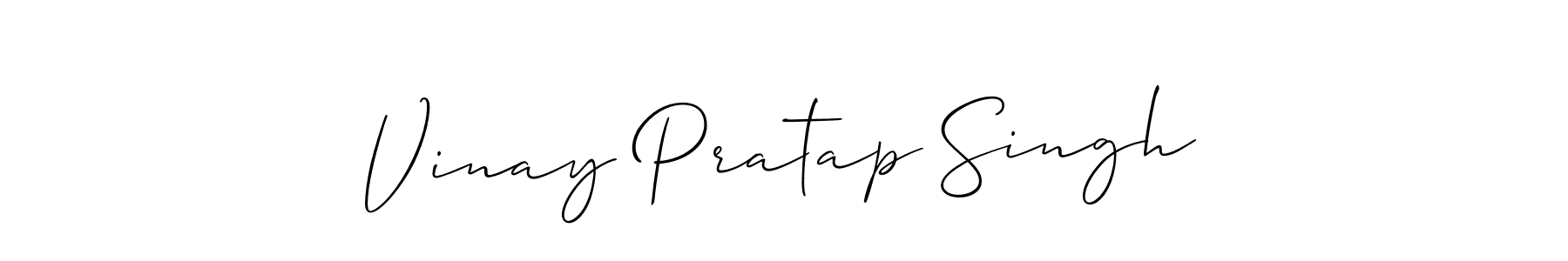 Create a beautiful signature design for name Vinay Pratap Singh. With this signature (Allison_Script) fonts, you can make a handwritten signature for free. Vinay Pratap Singh signature style 2 images and pictures png