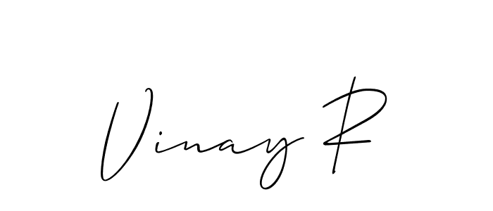 Check out images of Autograph of Vinay R name. Actor Vinay R Signature Style. Allison_Script is a professional sign style online. Vinay R signature style 2 images and pictures png