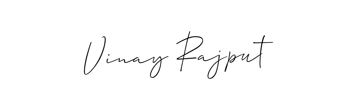 Make a short Vinay Rajput signature style. Manage your documents anywhere anytime using Allison_Script. Create and add eSignatures, submit forms, share and send files easily. Vinay Rajput signature style 2 images and pictures png