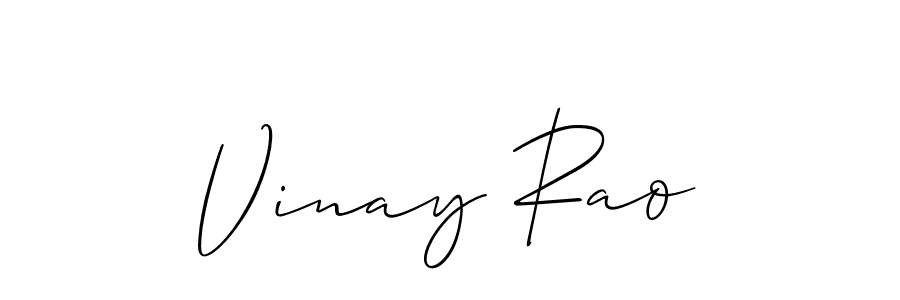 Best and Professional Signature Style for Vinay Rao. Allison_Script Best Signature Style Collection. Vinay Rao signature style 2 images and pictures png