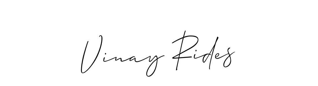 Check out images of Autograph of Vinay Rides name. Actor Vinay Rides Signature Style. Allison_Script is a professional sign style online. Vinay Rides signature style 2 images and pictures png