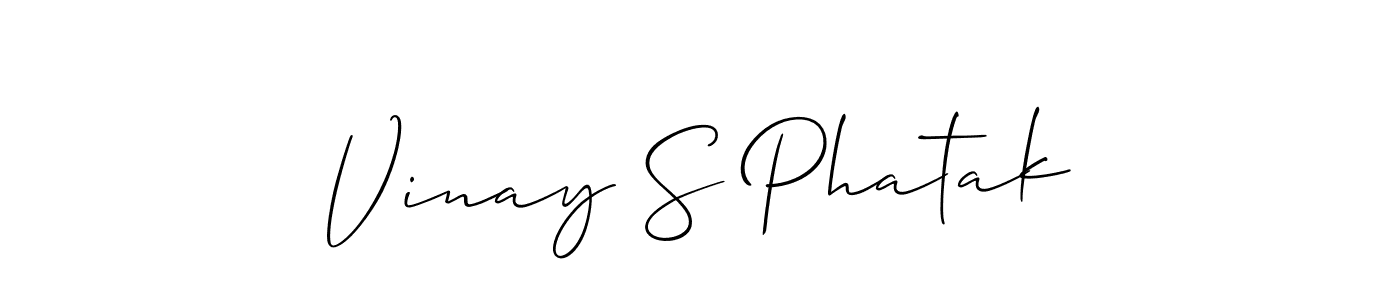 Once you've used our free online signature maker to create your best signature Allison_Script style, it's time to enjoy all of the benefits that Vinay S Phatak name signing documents. Vinay S Phatak signature style 2 images and pictures png
