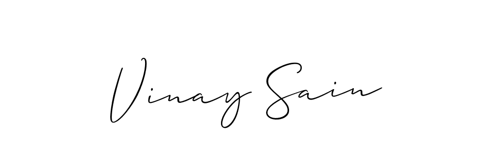 Once you've used our free online signature maker to create your best signature Allison_Script style, it's time to enjoy all of the benefits that Vinay Sain name signing documents. Vinay Sain signature style 2 images and pictures png
