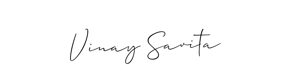 Also You can easily find your signature by using the search form. We will create Vinay Savita name handwritten signature images for you free of cost using Allison_Script sign style. Vinay Savita signature style 2 images and pictures png