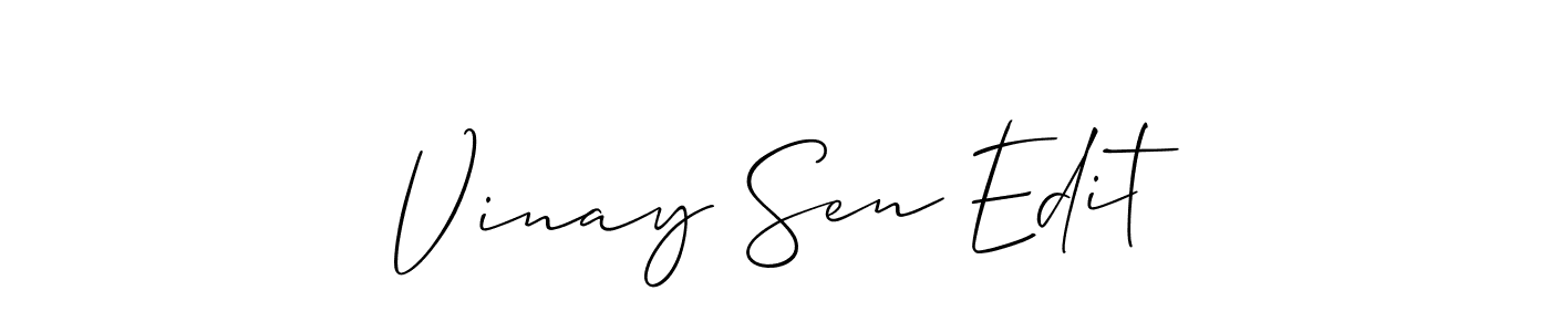 Once you've used our free online signature maker to create your best signature Allison_Script style, it's time to enjoy all of the benefits that Vinay Sen Edit name signing documents. Vinay Sen Edit signature style 2 images and pictures png
