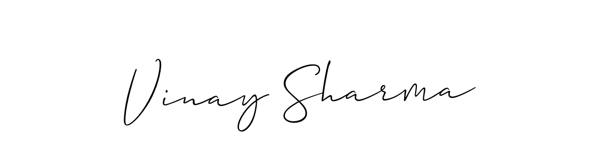 Once you've used our free online signature maker to create your best signature Allison_Script style, it's time to enjoy all of the benefits that Vinay Sharma name signing documents. Vinay Sharma signature style 2 images and pictures png