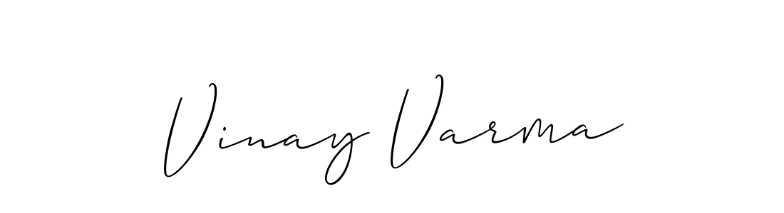 Also You can easily find your signature by using the search form. We will create Vinay Varma name handwritten signature images for you free of cost using Allison_Script sign style. Vinay Varma signature style 2 images and pictures png