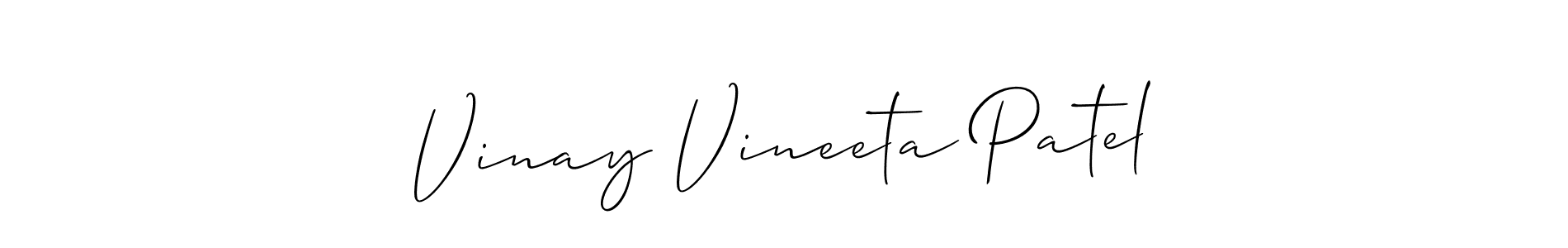See photos of Vinay Vineeta Patel official signature by Spectra . Check more albums & portfolios. Read reviews & check more about Allison_Script font. Vinay Vineeta Patel signature style 2 images and pictures png