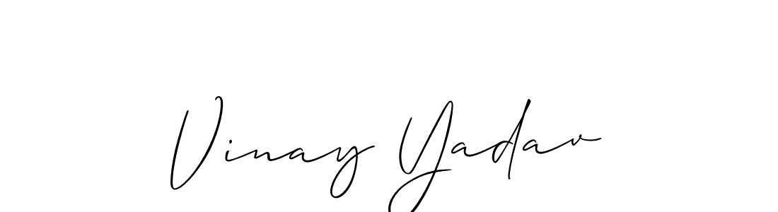 Similarly Allison_Script is the best handwritten signature design. Signature creator online .You can use it as an online autograph creator for name Vinay Yadav. Vinay Yadav signature style 2 images and pictures png