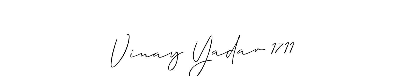 This is the best signature style for the Vinay Yadav 1711 name. Also you like these signature font (Allison_Script). Mix name signature. Vinay Yadav 1711 signature style 2 images and pictures png