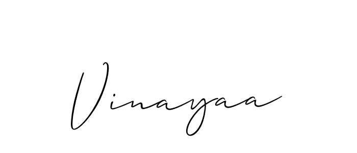 Similarly Allison_Script is the best handwritten signature design. Signature creator online .You can use it as an online autograph creator for name Vinayaa. Vinayaa signature style 2 images and pictures png