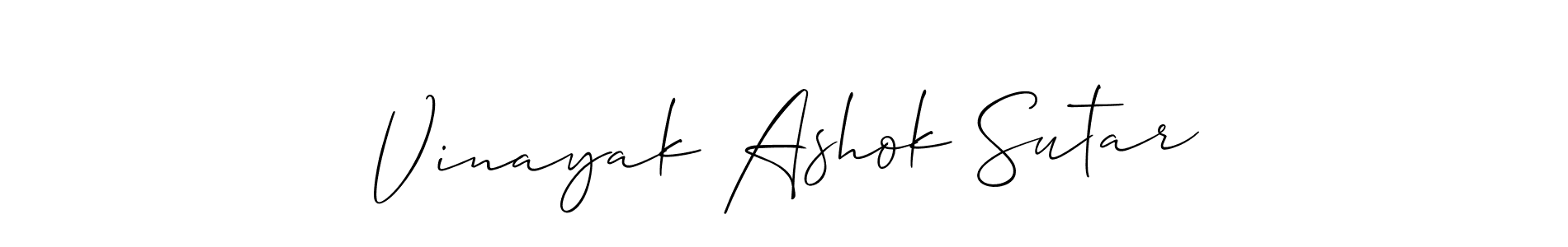 Best and Professional Signature Style for Vinayak Ashok Sutar. Allison_Script Best Signature Style Collection. Vinayak Ashok Sutar signature style 2 images and pictures png